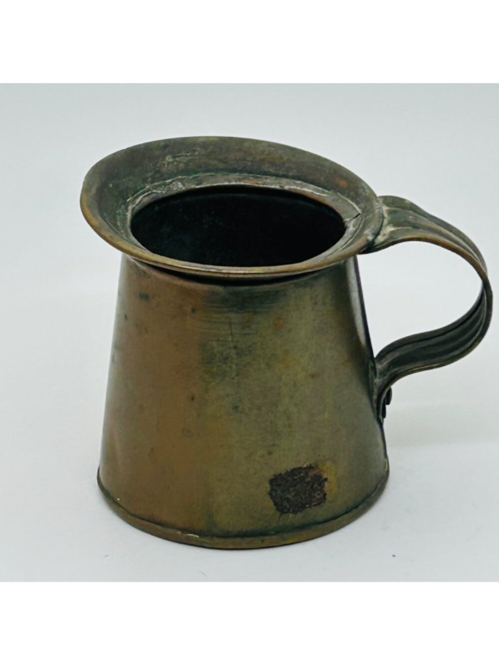 Antique Copper Mini Pitcher 3-Inch Handcrafted Primitive Jug Creamer Vintage Col - Picture 2 of 10